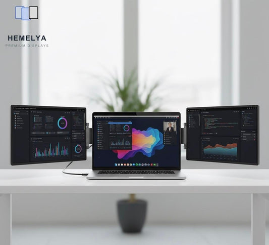 Écran Triple Portable 14'' Extension Moniteur IPS 1920x1200